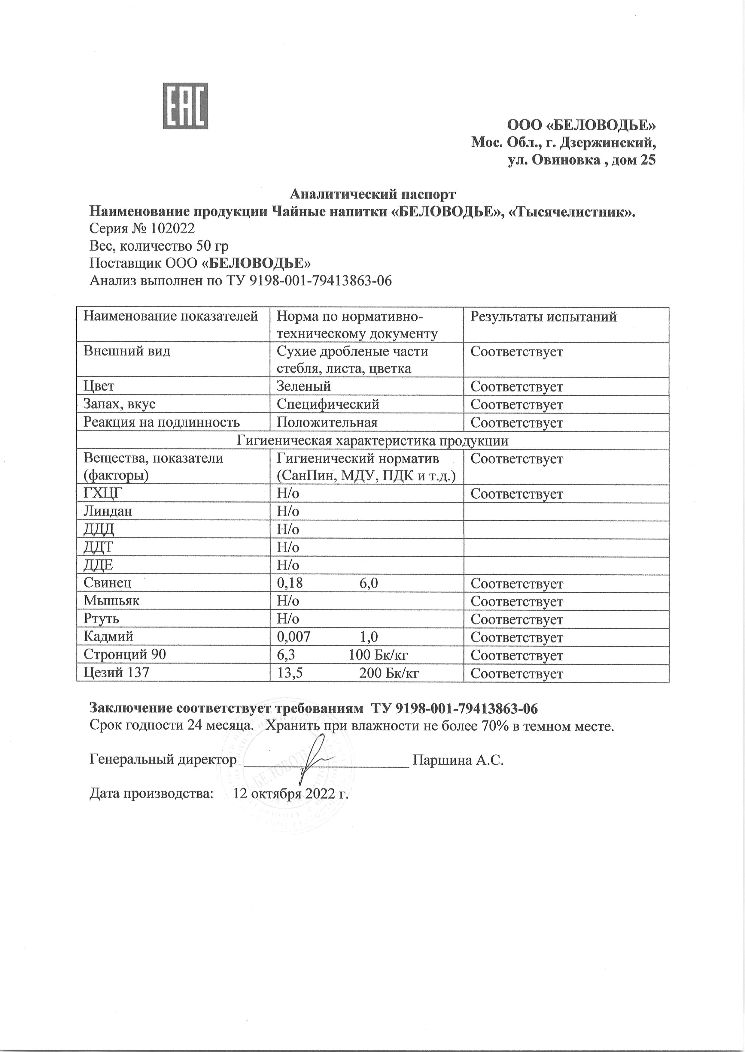 Паспорт №102022